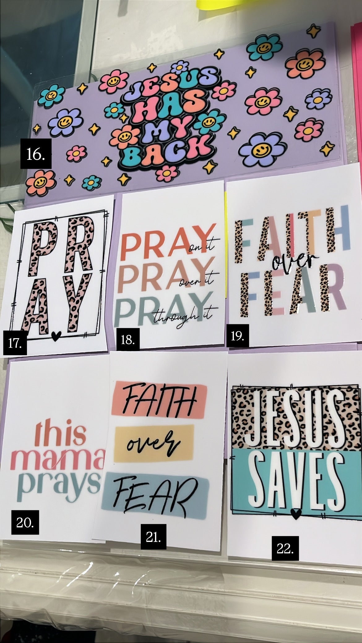 Jesus decals