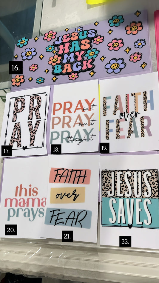 Jesus decals